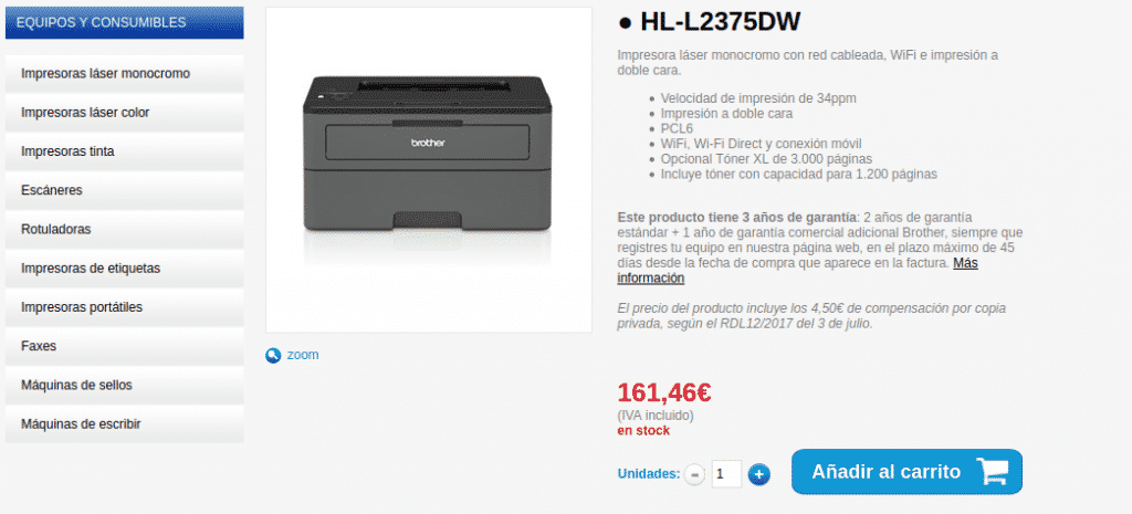 Impresora Brother HL-L2445DW, Review del Experto