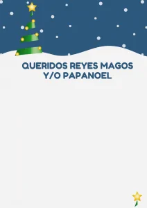 carta reyes magos moderna