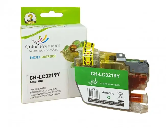 Tinta Brother compatible lc3219 amarillo