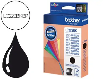Cartuchos Brother lc-223 negro original