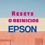 Reset epson