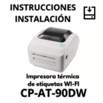 Instalación Impresora térmica de etiquetas con wifi CP-AT-90DW