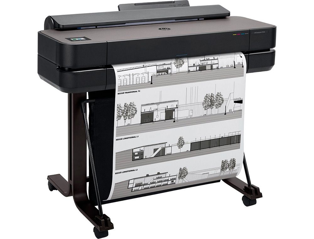 Impresora Hp Designjet T650 24 Pulgadas Base Integrada 2400x1200 Ppp ...